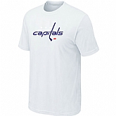 Washington Capitals Big & Tall Logo White T-Shirt,baseball caps,new era cap wholesale,wholesale hats