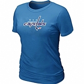 Washington Capitals Big & Tall Women's Logo L.blue T-Shirt,baseball caps,new era cap wholesale,wholesale hats