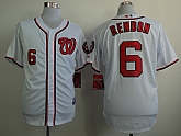 Washington Nationals #6 Rendon White Jerseys,baseball caps,new era cap wholesale,wholesale hats