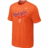 Washington Nationals 2014 Home Practice T-Shirt - Orange,baseball caps,new era cap wholesale,wholesale hats