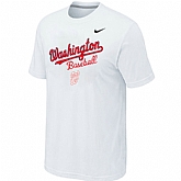 Washington Nationals 2014 Home Practice T-Shirt - White,baseball caps,new era cap wholesale,wholesale hats