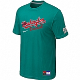 Washington Nationals Green Nike Short Sleeve Practice T-Shirt,baseball caps,new era cap wholesale,wholesale hats