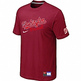 Washington Nationals Red Nike Short Sleeve Practice T-Shirt,baseball caps,new era cap wholesale,wholesale hats