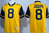 West Virginia Mountaineers #8 Karl Joseph 2013 Yellow Limited Jerseys,baseball caps,new era cap wholesale,wholesale hats