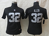Women Nike Limited Oakland Raiders #32 Allen Black Jerseys,baseball caps,new era cap wholesale,wholesale hats