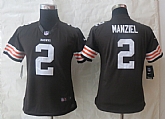 Womens Limited Nike Cleveland Browns #2 Manziel Brown Jerseys,baseball caps,new era cap wholesale,wholesale hats
