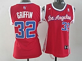 Womens Los Angeles Clippers #32 Blake Griffin Swingman Red Jerseys