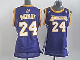 Womens Los Angeles Lakers #24 Kobe Bryant Purple Swingman Jerseys,baseball caps,new era cap wholesale,wholesale hats