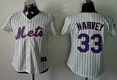 Womens New York Mets #33 Matt Harvey Cream Jerseys,baseball caps,new era cap wholesale,wholesale hats