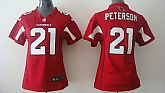 Womens Nike Arizona Cardinals #21 Patrick Peterson Red Game Jerseys,baseball caps,new era cap wholesale,wholesale hats