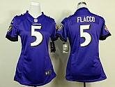 Womens Nike Baltimore Ravens #5 Joe Flacco Purple Game Jerseys,baseball caps,new era cap wholesale,wholesale hats