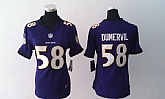 Womens Nike Baltimore Ravens #58 Elvis Dumervil Purple Game Jerseys,baseball caps,new era cap wholesale,wholesale hats