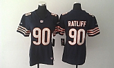 Womens Nike Chicago Bears #90 Jeremiah Ratliff Navy Blue Game Jerseys,baseball caps,new era cap wholesale,wholesale hats