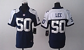 Womens Nike Dallas Cowboys #50 Sean Lee Blue Thanksgiving Game Jerseys,baseball caps,new era cap wholesale,wholesale hats