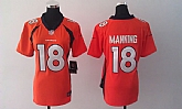 Womens Nike Denver Broncos #18 Peyton Manning 2013 Orange Team Jerseys,baseball caps,new era cap wholesale,wholesale hats
