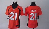Womens Nike Denver Broncos #21 Talib Orange Game Jerseys,baseball caps,new era cap wholesale,wholesale hats