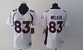 Womens Nike Denver Broncos #83 Wes Welker 2013 White Game Jerseys,baseball caps,new era cap wholesale,wholesale hats