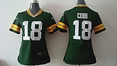 Womens Nike Green Bay Packers #18 Randall Cobb Green Game Team Jerseys,baseball caps,new era cap wholesale,wholesale hats