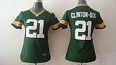 Womens Nike Green Bay Packers #21 Clinton-dix Green Game Jerseys,baseball caps,new era cap wholesale,wholesale hats