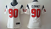 Womens Nike Houston Texans #90 Jadeveon Clowney White Game Jerseys,baseball caps,new era cap wholesale,wholesale hats