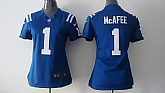 Womens Nike Indianapolis Colts #1 Mcafee Blue Game Jerseys,baseball caps,new era cap wholesale,wholesale hats