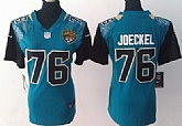 Womens Nike Jacksonville Jaguars #76 Luke Joeckel 2013 Green Game Jerseys