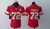 Womens Nike Kansas City Chiefs #72 Fisher Red Game Jerseys,baseball caps,new era cap wholesale,wholesale hats