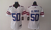 Womens Nike Limited Buffalo Bills #50 Alonso White Jerseys,baseball caps,new era cap wholesale,wholesale hats