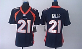 Womens Nike Limited Denver Broncos #21 Talib Navy Blue Jerseys,baseball caps,new era cap wholesale,wholesale hats