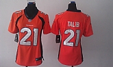 Womens Nike Limited Denver Broncos #21 Talib Orange Jerseys,baseball caps,new era cap wholesale,wholesale hats