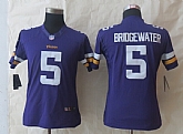Womens Nike Limited Minnesota Vikings #5 Bridgewater Purple Jerseys,baseball caps,new era cap wholesale,wholesale hats