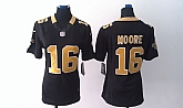 Womens Nike Limited New Orleans Saints #16 Lance Moore Black Jerseys,baseball caps,new era cap wholesale,wholesale hats