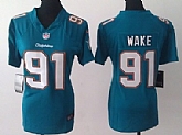 Womens Nike Miami Dolphins #91 Cameron Wake 2013 Green Game Jerseys,baseball caps,new era cap wholesale,wholesale hats