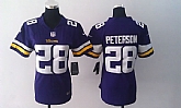 Womens Nike Minnesota Vikings #28 Adrian Peterson Purple Game Jerseys,baseball caps,new era cap wholesale,wholesale hats