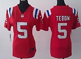 Womens Nike New England Patriots #5 Tim Tebow Red Game Jerseys,baseball caps,new era cap wholesale,wholesale hats