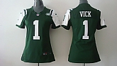 Womens Nike New York Jets #1 Vick Green Game Jerseys,baseball caps,new era cap wholesale,wholesale hats