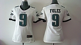 Womens Nike Philadelphia Eagles #9 Nick Foles White Game Jerseys,baseball caps,new era cap wholesale,wholesale hats