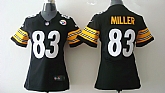 Womens Nike Pittsburgh Steelers #83 Heath Miller Black Game Team Jerseys,baseball caps,new era cap wholesale,wholesale hats