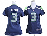 Womens Nike Seattle Seahawks #3 Russell Wilson Blue Game Team Color Jerseys,baseball caps,new era cap wholesale,wholesale hats