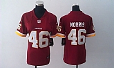 Womens Nike Washington Redskins #46 Morris Red Game Jerseys,baseball caps,new era cap wholesale,wholesale hats