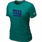 York Giants Sideline Legend Authentic Logo Women's L.Green T-Shirt,baseball caps,new era cap wholesale,wholesale hats