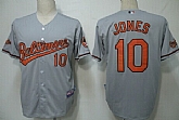 Youth Baltimore Orioles #10 Adam Jones Gray Jerseys,baseball caps,new era cap wholesale,wholesale hats