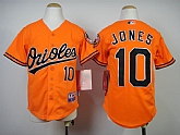 Youth Baltimore Orioles #10 Adam Jones Orange Jerseys,baseball caps,new era cap wholesale,wholesale hats