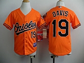 Youth Baltimore Orioles #19 Chris Davis Orange Jerseys,baseball caps,new era cap wholesale,wholesale hats