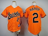 Youth Baltimore Orioles #2 J.J. Hardy Orange Jerseys,baseball caps,new era cap wholesale,wholesale hats