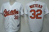 Youth Baltimore Orioles #32 Matt Wieters White Jerseys,baseball caps,new era cap wholesale,wholesale hats