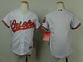 Youth Baltimore Orioles Blank White Jerseys,baseball caps,new era cap wholesale,wholesale hats