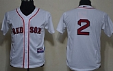 Youth Boston Red Sox #2 Jacoby Ellsbury White Jerseys,baseball caps,new era cap wholesale,wholesale hats