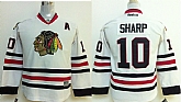 Youth Chicago Blackhawks #10 Sharp White Jerseys,baseball caps,new era cap wholesale,wholesale hats