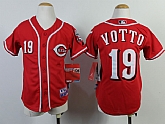 Youth Cincinnati Reds #19 Votto Red Jerseys,baseball caps,new era cap wholesale,wholesale hats